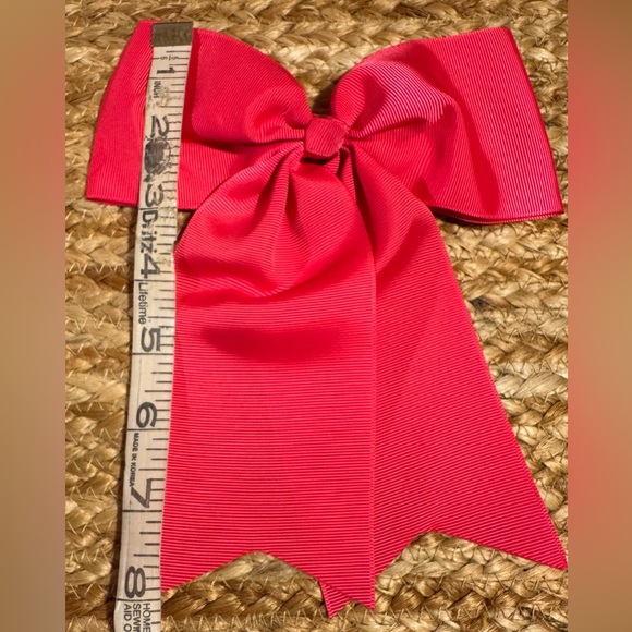 New Two Handmade Large Hair Bows Two Shades of Pink - Picture 5 of 7